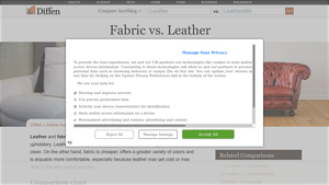 Diffen - Fabric vs Leather Comparison