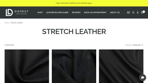 District Leathers - Stretch Leather Products