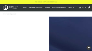 District Leathers - Italian Nappa Lamb