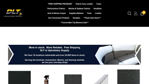 DLT Upholstery Supply - Vinyl & Foam Products