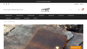 DMleather - Handmade Leather Binders