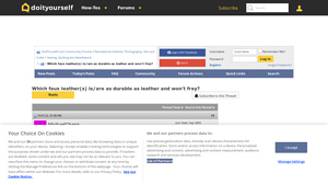 Do It Yourself - Faux Leather Options