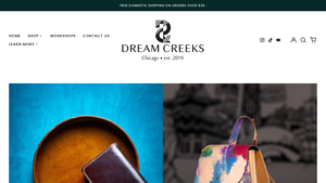 Dream Creeks - Black Shell Cordovan Wallet