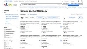 Navarre Leather Company - Women's Leather Pants Size 14