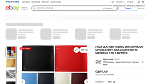 Faux Leather - Waterproof Upholstery Material