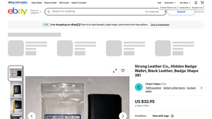 Strong Leather Co. - Hidden Badge Wallet