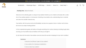 EikenShop - Faux Leather Solutions