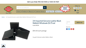 El Paso Saddle Blanket - Genuine Leather Wallets