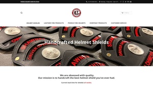 Engine Company Leather - Custom Fire Helmet Shields