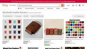 Etsy - Wholesale Leather Koozies
