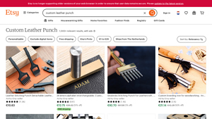 Etsy - Handmade Leather Punches