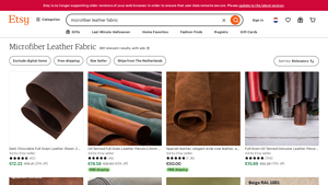 Etsy - Microfiber Leather Fabric