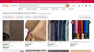 Etsy - Chamois Cloth Fabric by the Yard