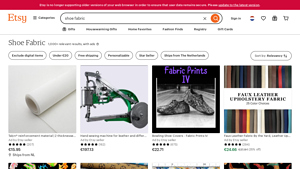 Etsy - Unique Shoe Fabric