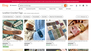 Etsy - Personalized Faux Leather Labels