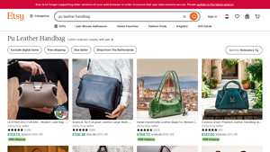 Etsy - PU Leather Handbags