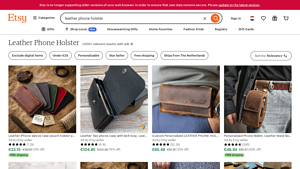 Etsy - Leather Phone Holsters