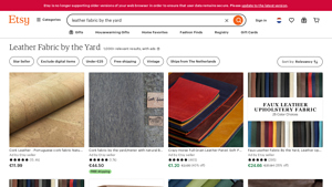 Etsy - Soft Lambtouch Vegan Leather