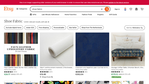 Etsy - Unique Shoe Fabrics