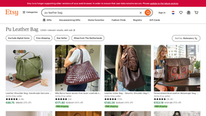 Etsy - PU Leather Bags