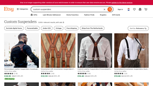 Etsy - Custom Suspenders