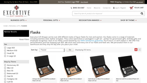 Executive Gift Shoppe - Engraved Flasks
