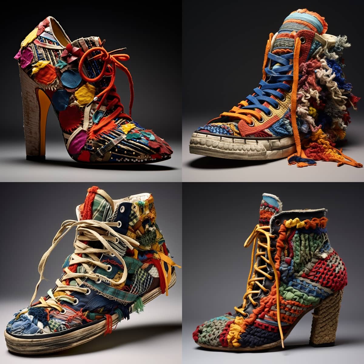 An application scenario or product detail of fabric material shoes - Image 14