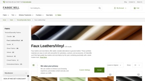 Fabric Mill - Faux Leather & Vinyl Fabrics