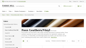 Fabric Mill - Faux Leather & Vinyl Fabrics