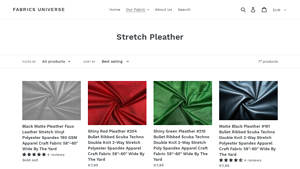 Fabrics Universe - Stretch Pleather Collection