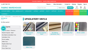 Fabric Warehouse - Upholstery Vinyl Fabrics