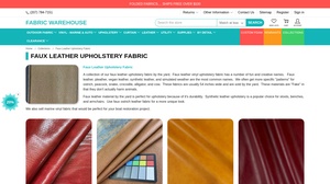 Fabric Warehouse - Faux Leather Upholstery Fabric