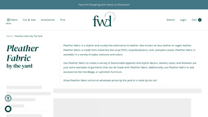 Fabric Wholesale Direct - Pleather Fabric