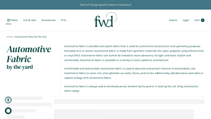 Fabric Wholesale Direct - Automotive Fabric