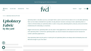 Fabric Wholesale Direct - Upholstery Fabric By The Yard