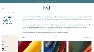 Fabric Wholesale Direct - Luxurious Leather Fabrics