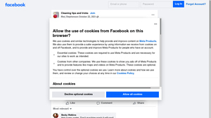Facebook - Cleaning Tips