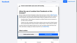 Facebook - Custom Leather Seat Covers