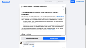 Facebook - Microfiber Couch Cleaning Tips