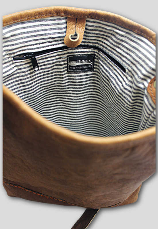 An application scenario or product detail of fair trade leather bag - Image 2