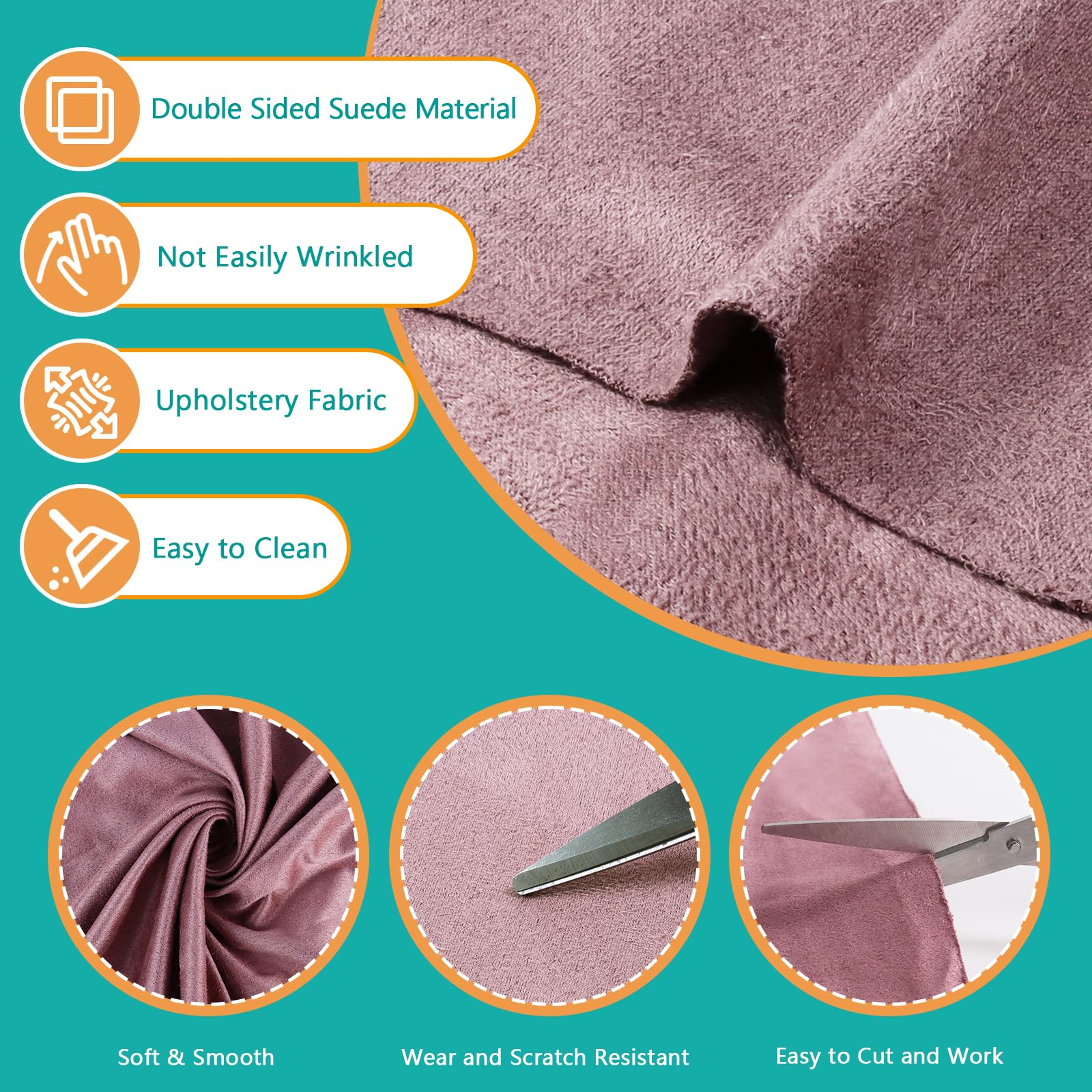 An application scenario or product detail of fake suede material - Image 1