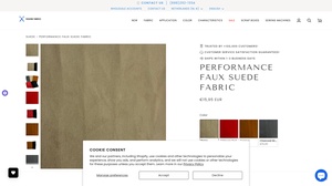 Fashion Fabric LA - Performance Faux Suede Microfiber