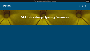 FastDye - Professional Upholstery Dyeing Services