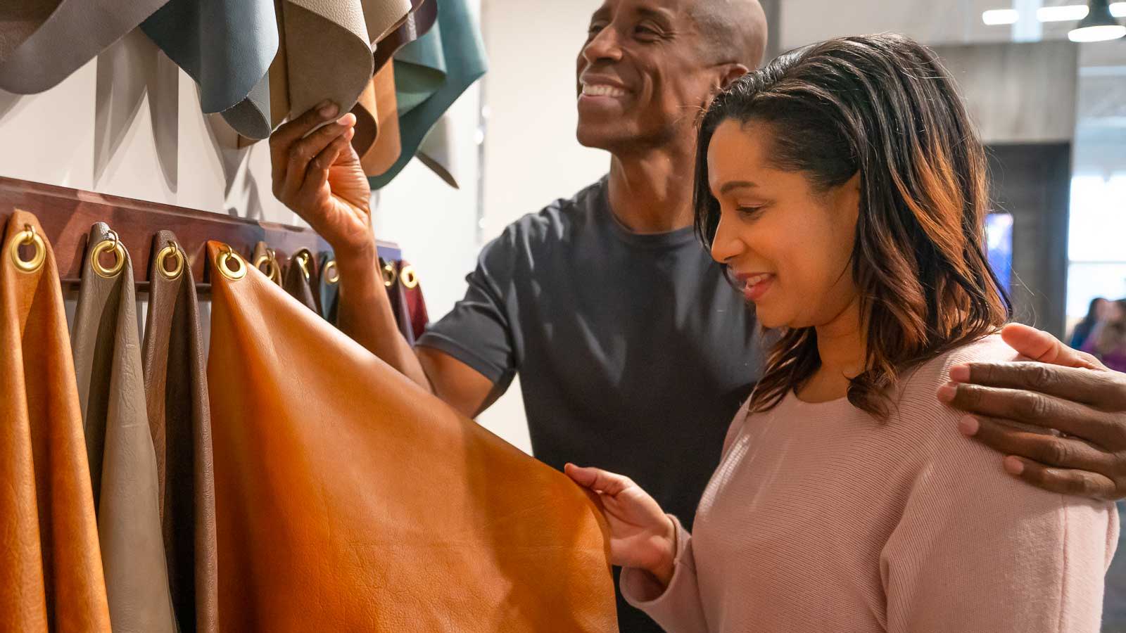 An application scenario or product detail of faux leather care - Image 12