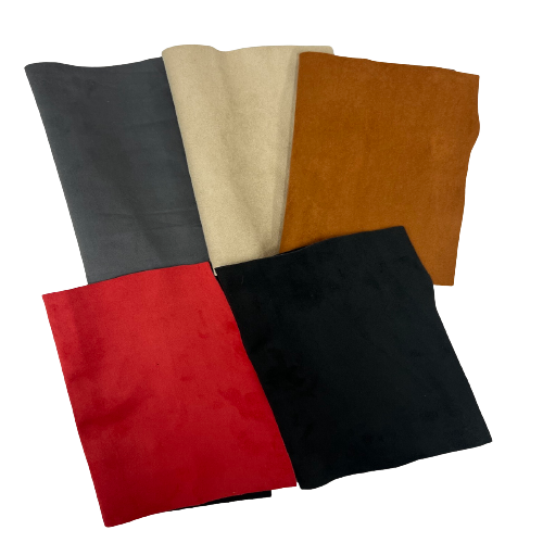 An application scenario or product detail of faux suede fabric for clothing - Image 15