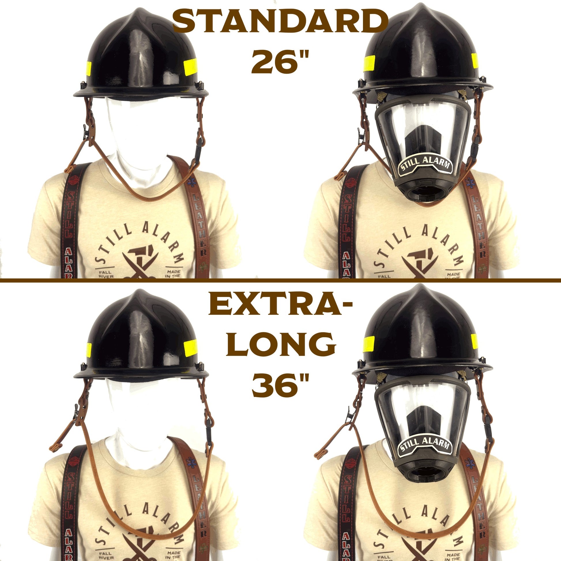 An application scenario or product detail of firefighter leather chin strap - Image 2