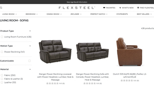 Flexsteel - Ranger Power Reclining Loveseat