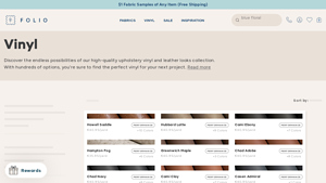 Folio Fabrics - Vinyl & Faux Leather Upholstery