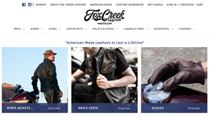 Fox Creek Leather - Men's & Women's Leather Motorcycle Gear