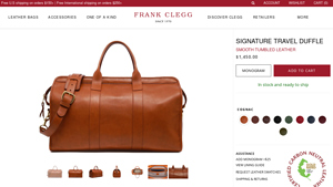 Frank Clegg - Signature Travel Duffle